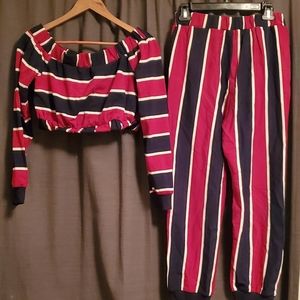 Like New Fashion Nova two piece set. Size large